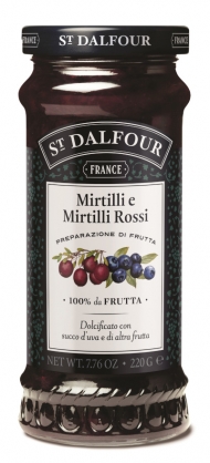 DALFOUR MARMELLATA S.Z.GR.220 MIRTILLO ROSSO-BLU